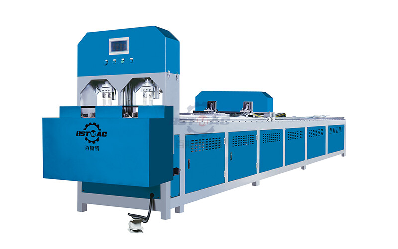 Full automatic tube punching and cutting machine